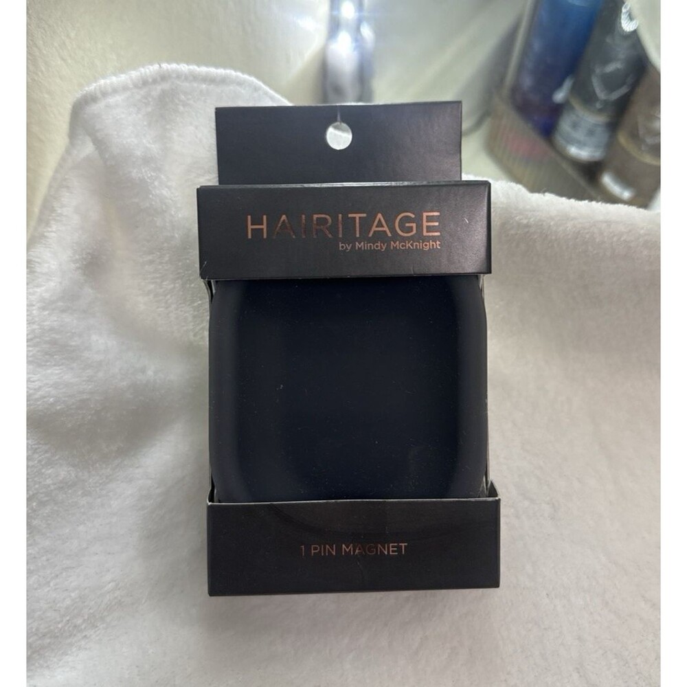 Hairitage Hold Tight Hair Pin Magnet Bobby Pin Holder Organizer Dark Grey NEW - Picture 5 of 7